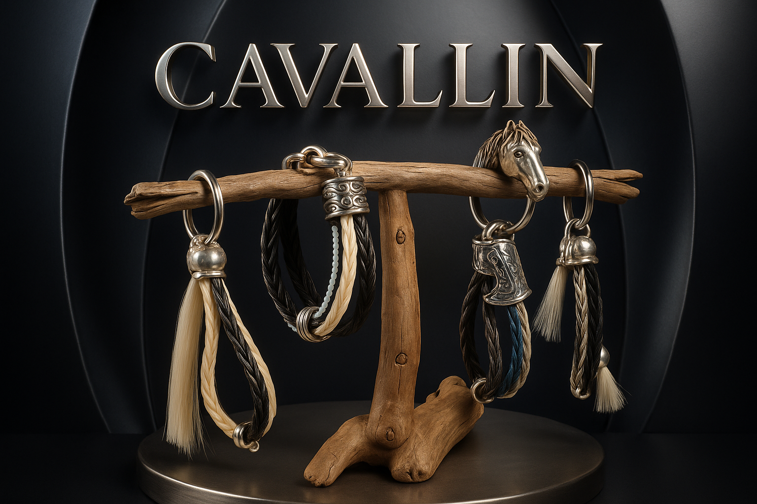Cavallin Pferdehaar-Schlüsselanhänger Kollektion - Schweizer Familienunternehmen für individuellen Pferdehaarschmuck