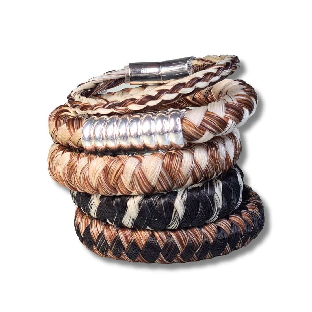 Pferdehaararmschmuck Westernstyle