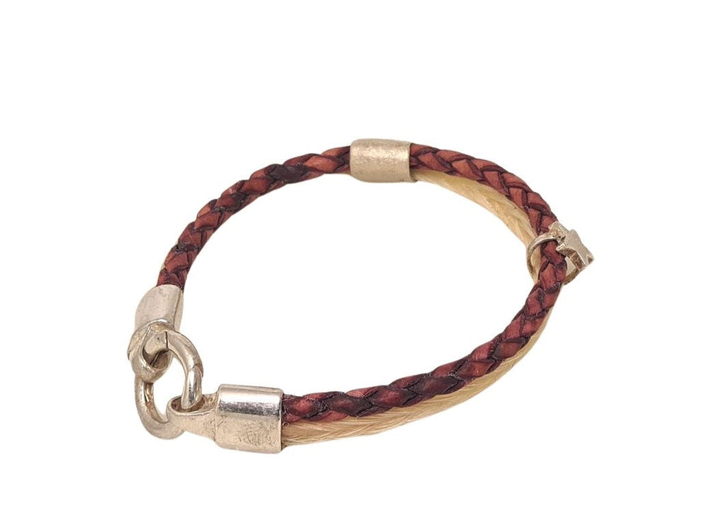 Pferdehaararmband ohne Silberkette