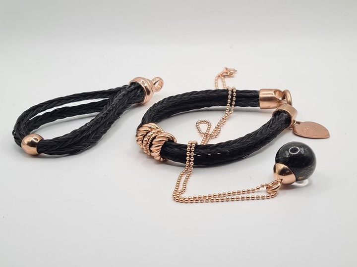 Pegasus Pearls - Luxuriöser Perlenarmschmuck mit Pferdehaar