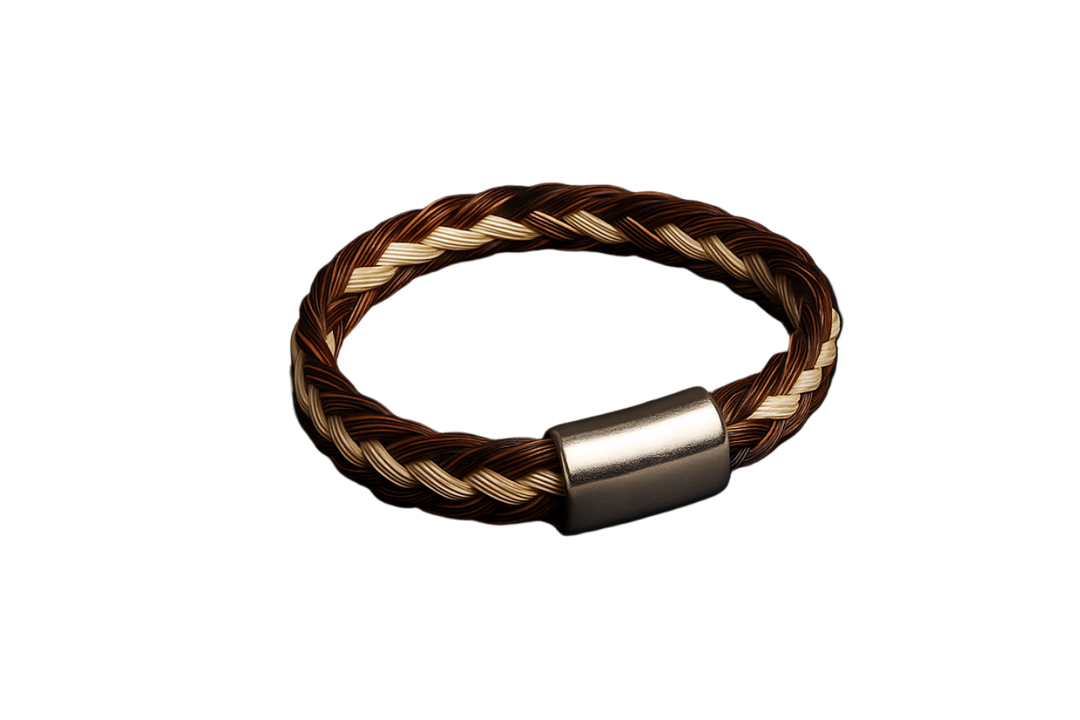 Edelstahl Schmuck aus Pferdehaar