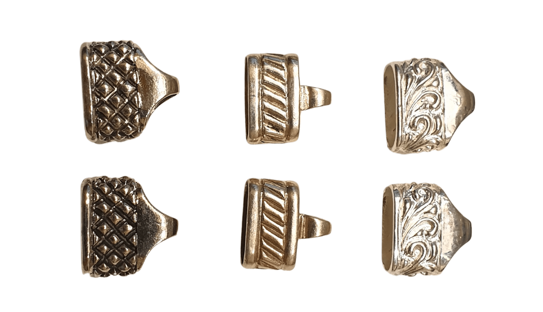 Pferdehaararmband - Cavallin Geschwärzte Silberendkappen
