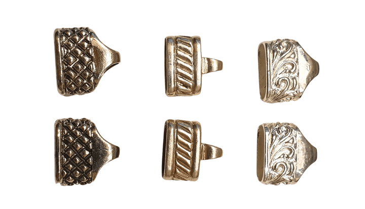 Pferdehaararmband - Cavallin Geschwärzte Silberendkappen