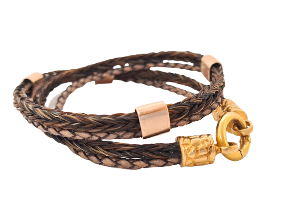 Wickelarmband vergoldet Roségold