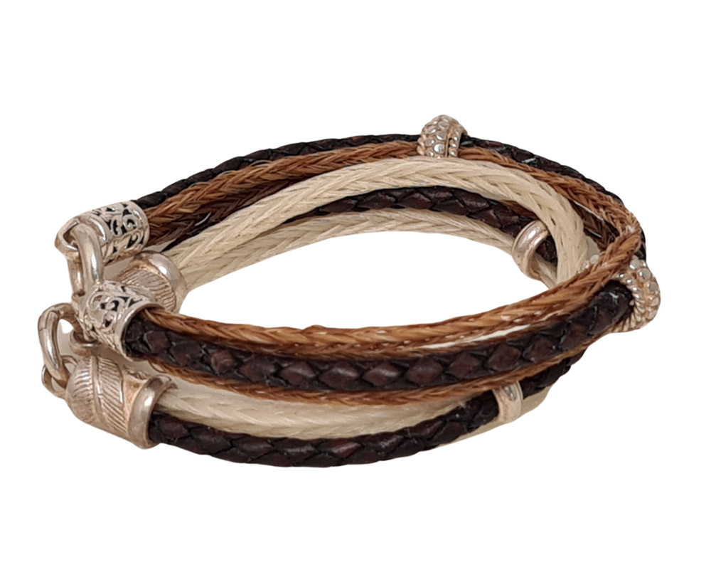 Pferdehaararmband für Kids - Cavallin Kids Sterlingsilber