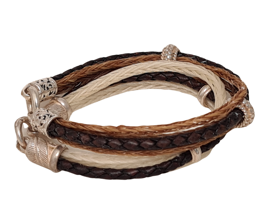 Pferdehaararmband für Kids - Cavallin Kids Sterlingsilber