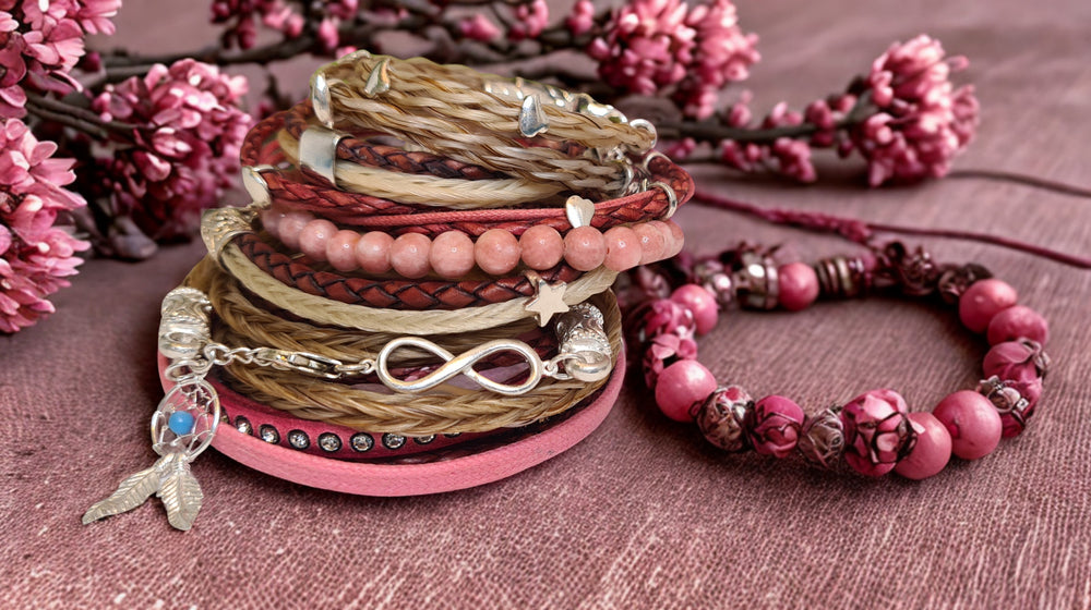 Reitstunden Pferdehaararmband für Kinder - Cavallin Kids Kollektion