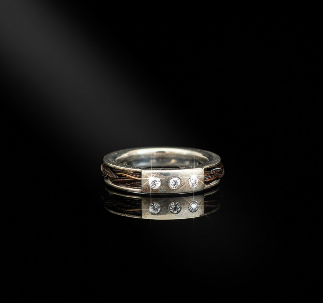 Pferdehaar-Ringe mit Edelstein - Cavallin Pferdehaarschmuck