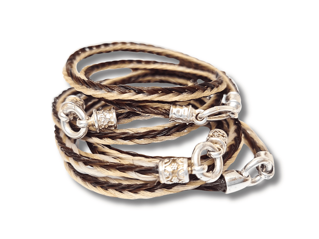 Pferdehaararmband - Wickelarmbänder