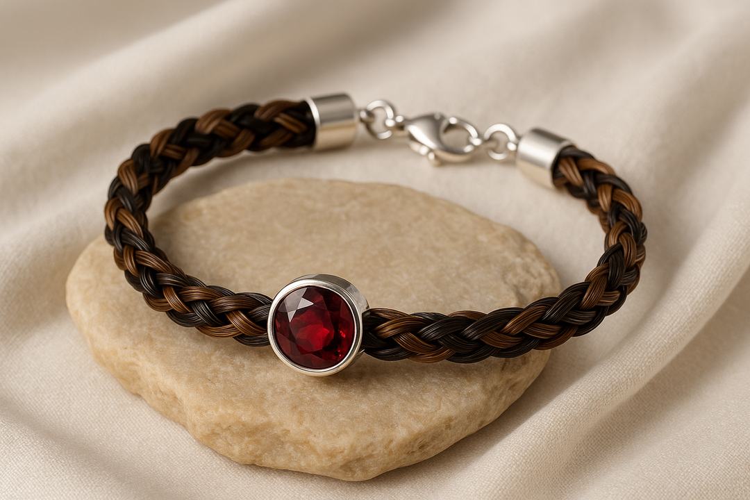 Pferdehaararmband Cavallin -Werbung- Luxus