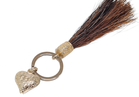 Schlüsselanhänger aus Pferdehaar Tassel