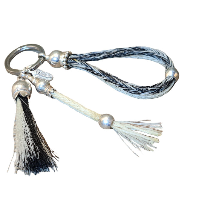 Schlüsselanhänger mit Tassel aus Pferdehaar