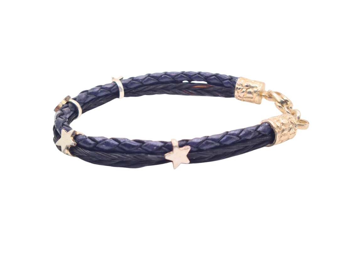 Schmuck aus Pferdehaar für Kinder_ CAVALLIN -Pferdehaararmband