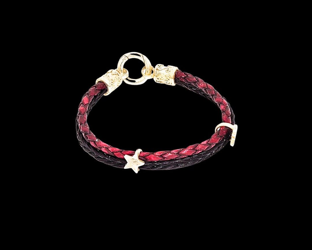 Schmuck aus Pferdehaar für Kinder_ CAVALLIN -Pferdehaararmband