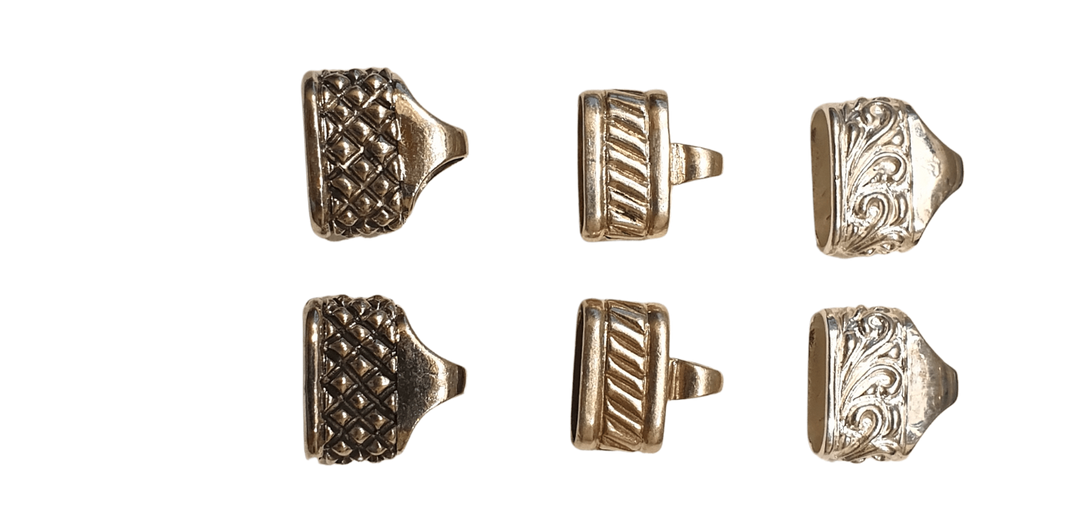  Sterlingsilber 925 Endkappen-Endkappen flach