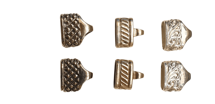  Sterlingsilber 925 Endkappen-Endkappen flach