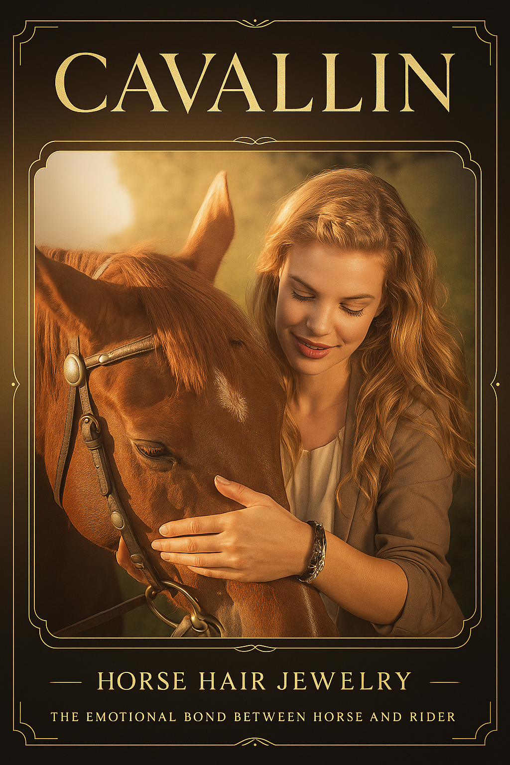 Pferdehaararmband Cavallin -Werbung-Pferdehaarschmuck- Schweifhaarschmuck - Cavallin 
