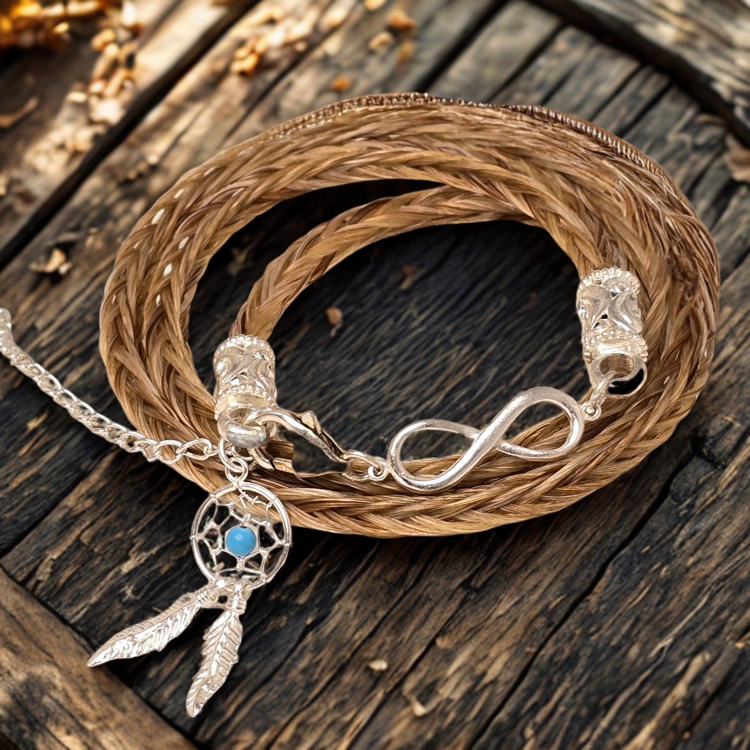 Zierliches Pferdehaararmband - Eleganter Begleiter für jeden Tag (Kopie)