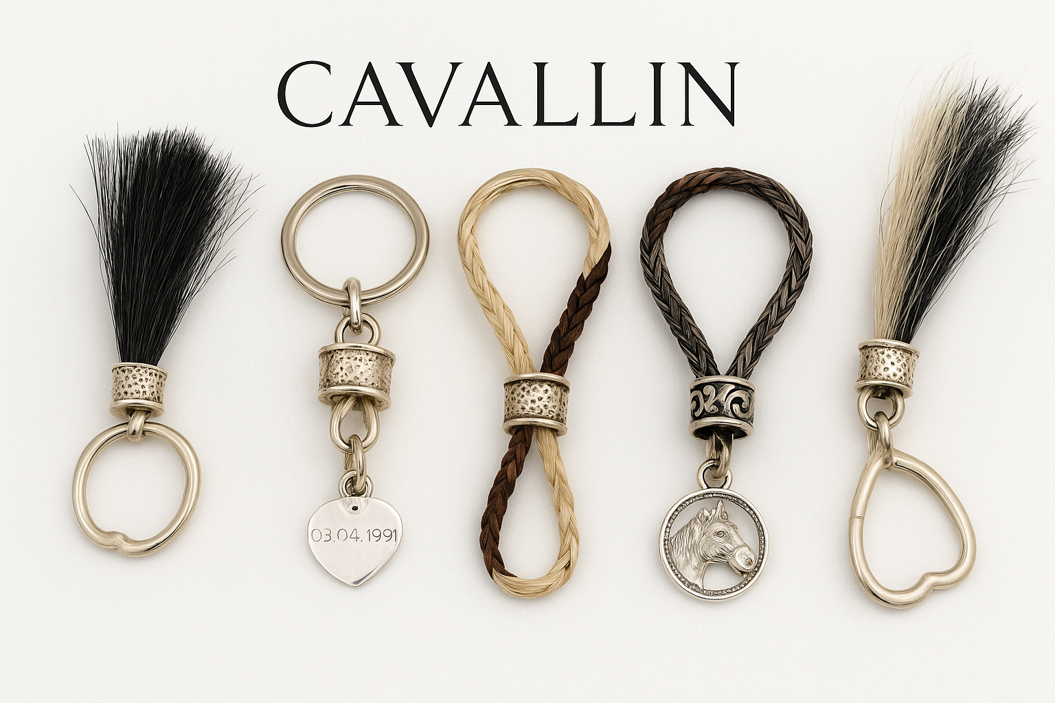 Cavallin Pferdehaar-Schlüsselanhänger 