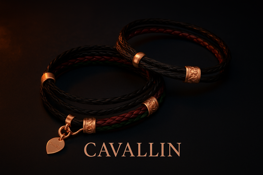 Cavallin Rosegold-Armbänder Banner - Neue Variante