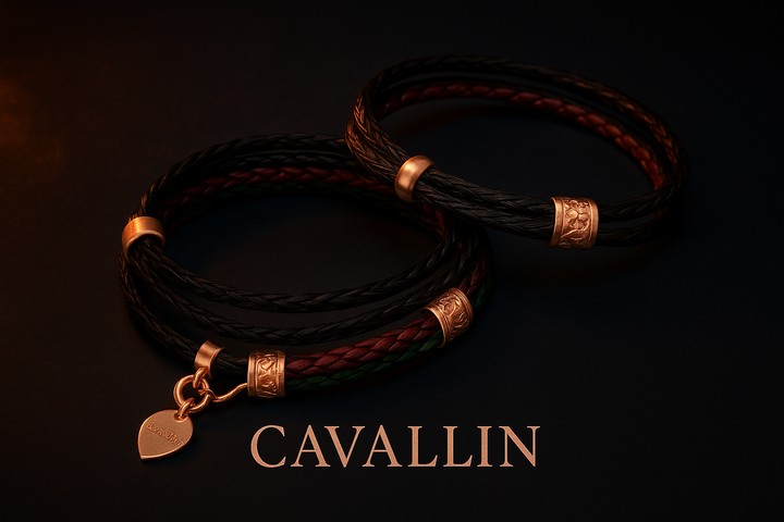 Cavallin Rosegold-Armbänder Banner - Neue Variante