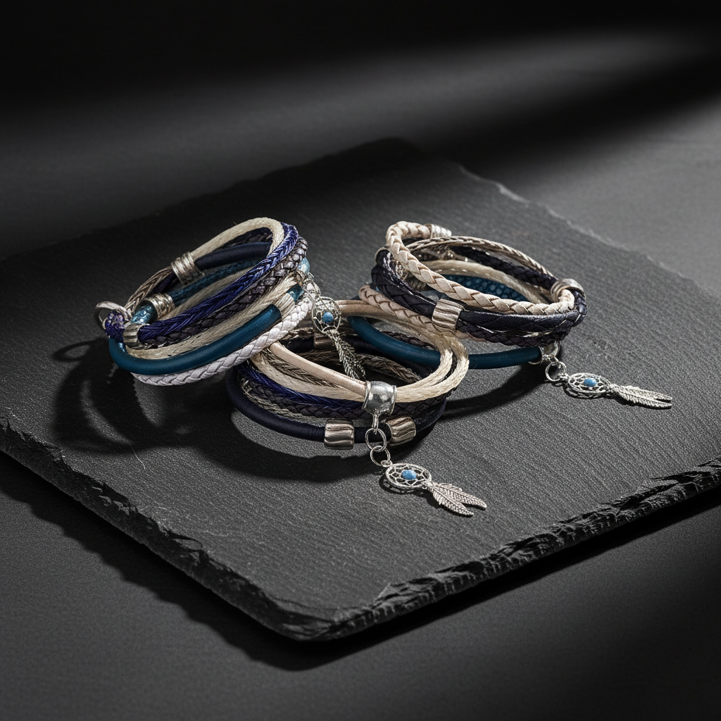 Cavallin Schmuck auf Schieferplatte