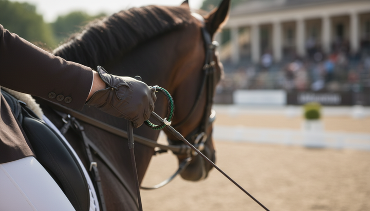 Close-up mit Zügeln