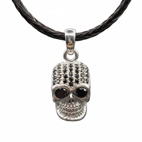 Detail - Totenkopf auf Pferdehaar