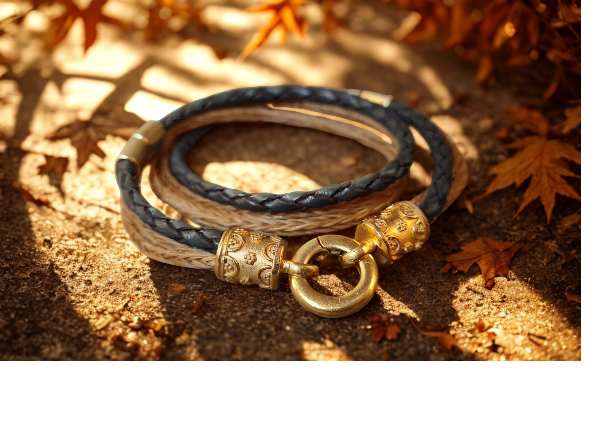 Wickelarmband grüngold
