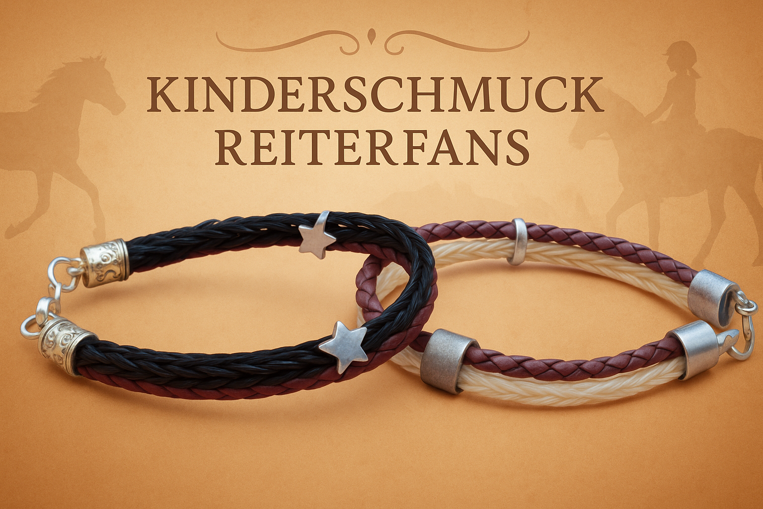 Kinderschmuck Reiterfans Banner