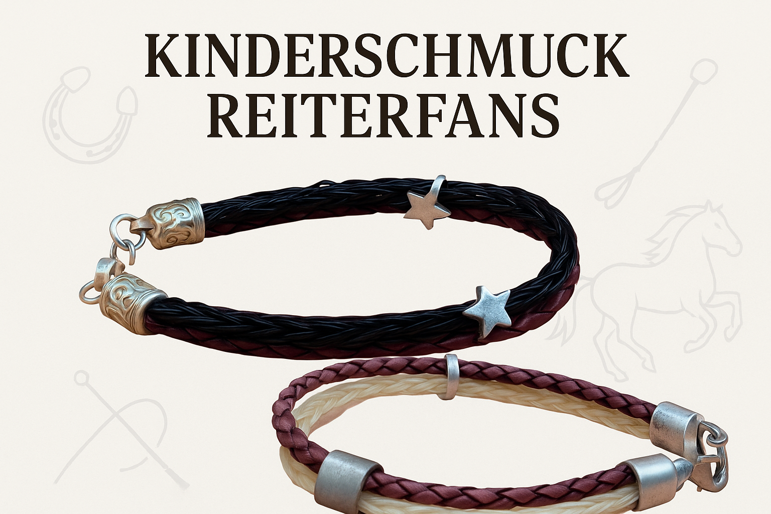 Mobile Banner Kinderschmuck Reiterfans