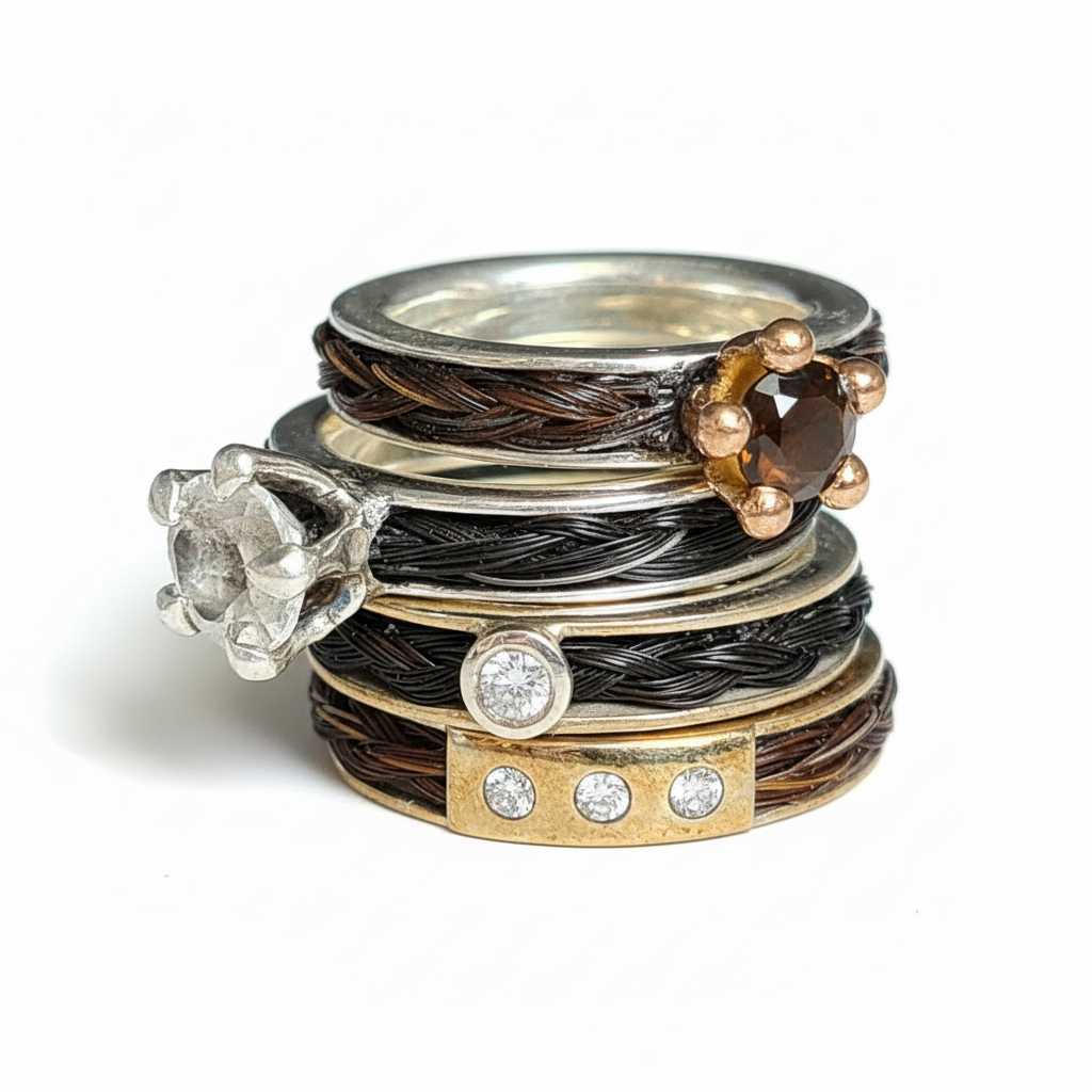 Stacked ring collection