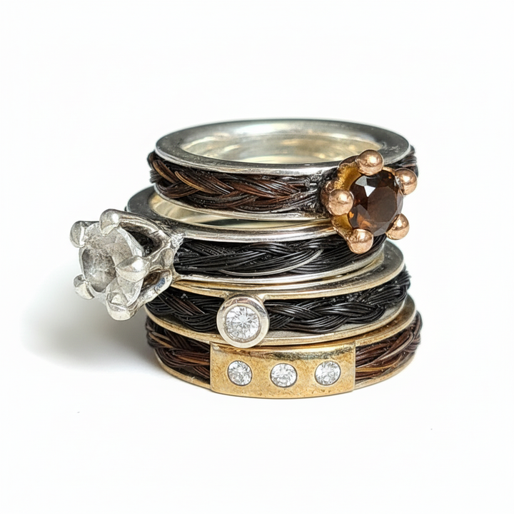 Stacked ring collection