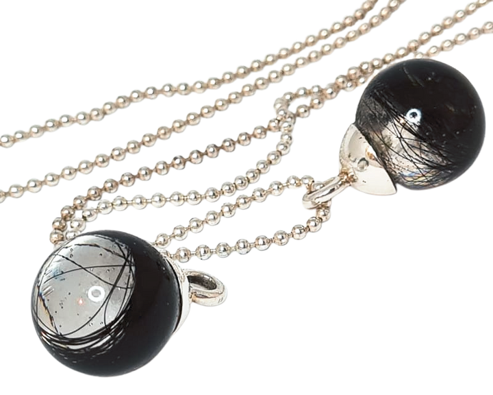 Anhänger aus Epoxy mit Pferdehaar Vergoldet- Gelbgold-rosegold oder Silber- herz