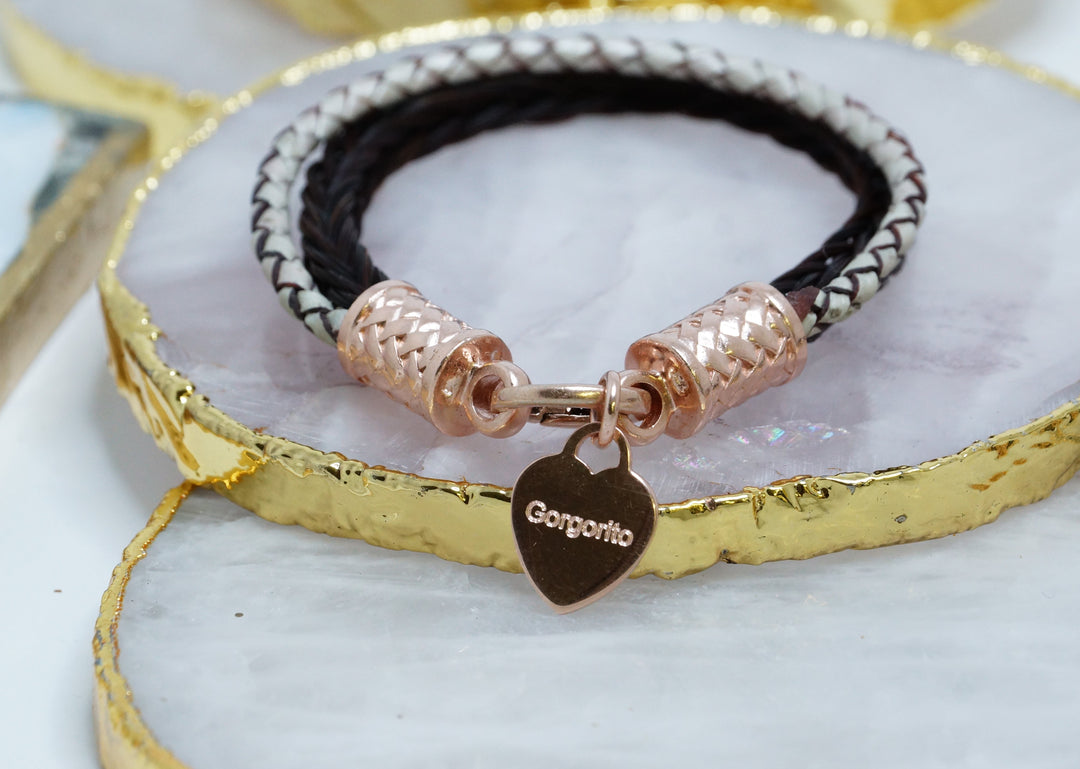 Pferdehaararmband Roségold -Schmuck aus Pferdehaar - Cavallin - Pferdehaarschmuck Schweiz