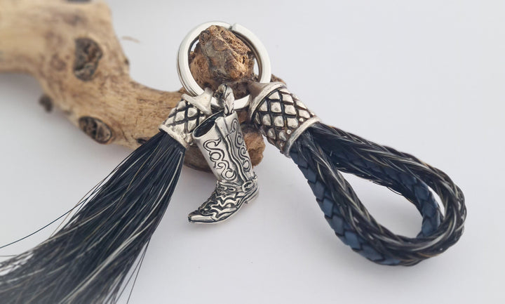 Keychain cowboy boots