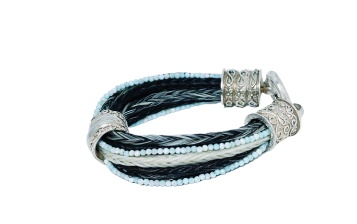 Pferdehaararmschmuck Cavallin - Schmuck aus Pferdehaar - Cavallin - Pferdehaarschmuck Schweiz