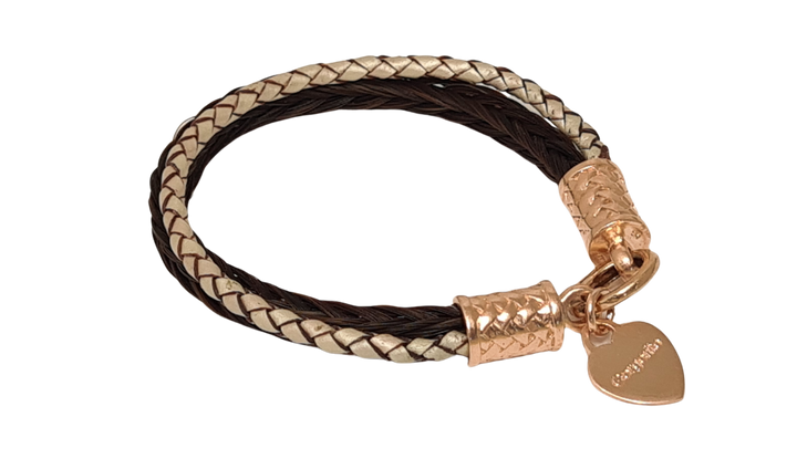 Pferdehaararmband Roségold -Schmuck aus Pferdehaar - Cavallin - Pferdehaarschmuck Schweiz